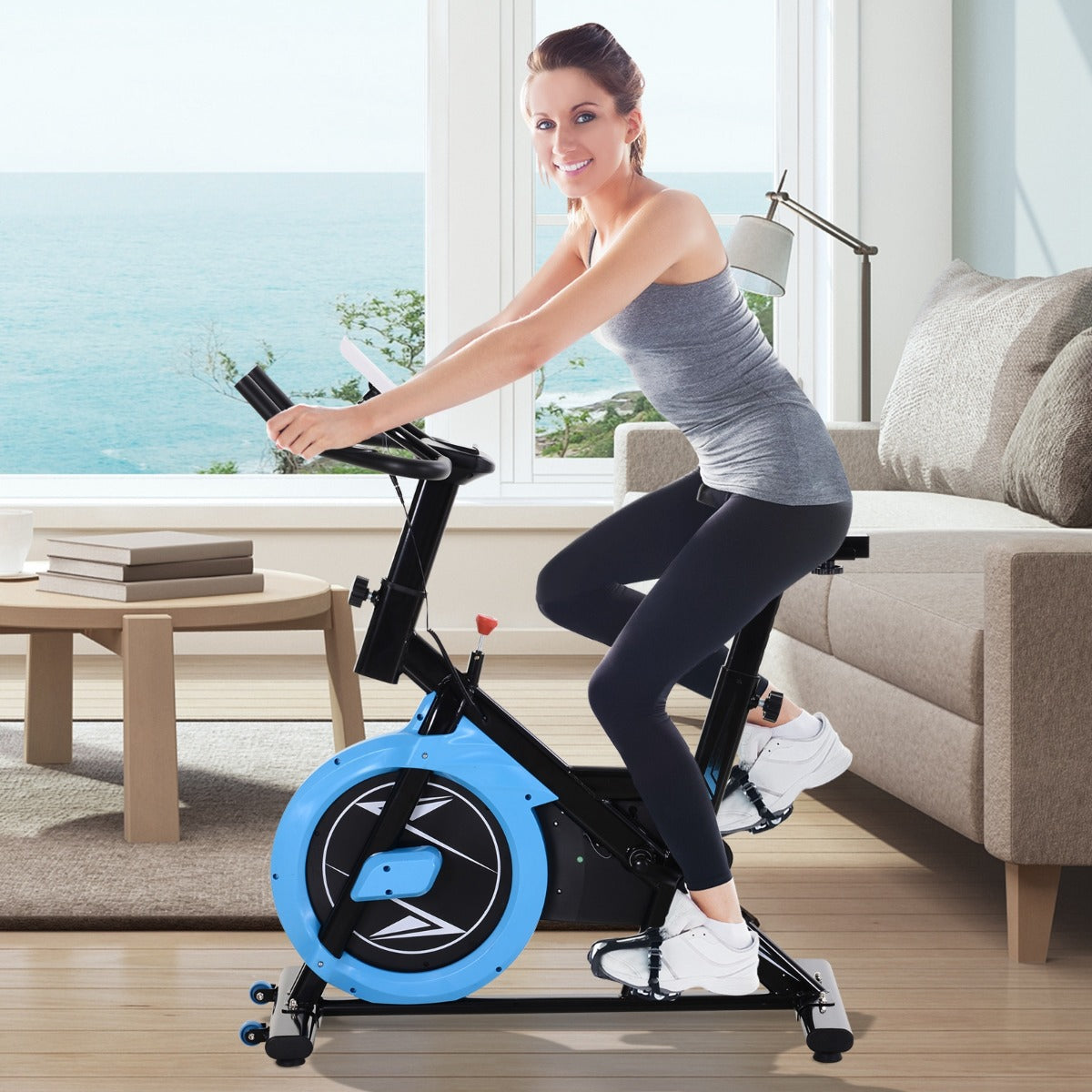 Soozier Belt-Drive Upright Exercise Bike