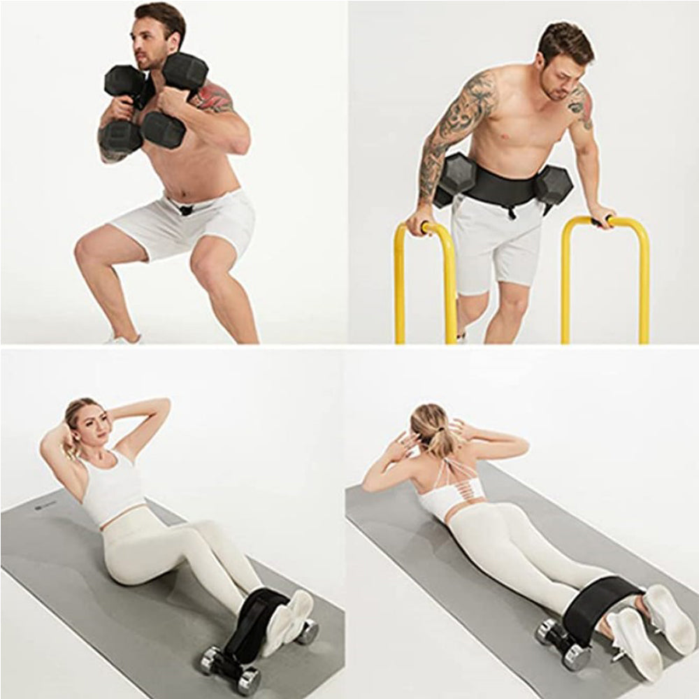 Hip Thrust Belt for Dumbbells &amp; Weights