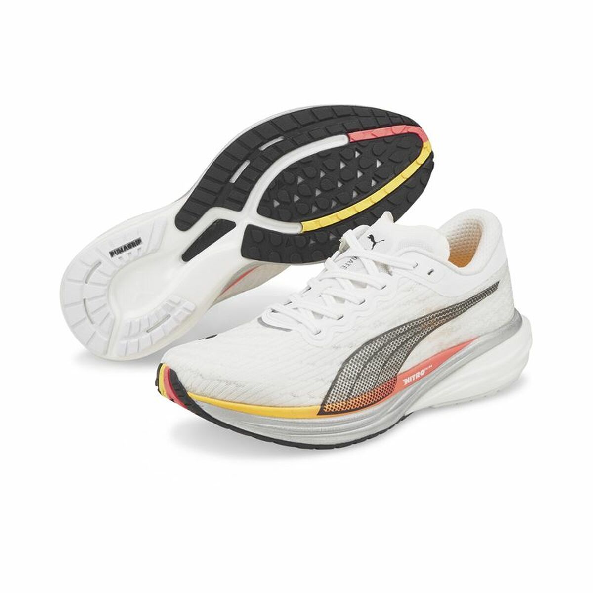 Puma Deviate Nitro Men's Running Shoes - White