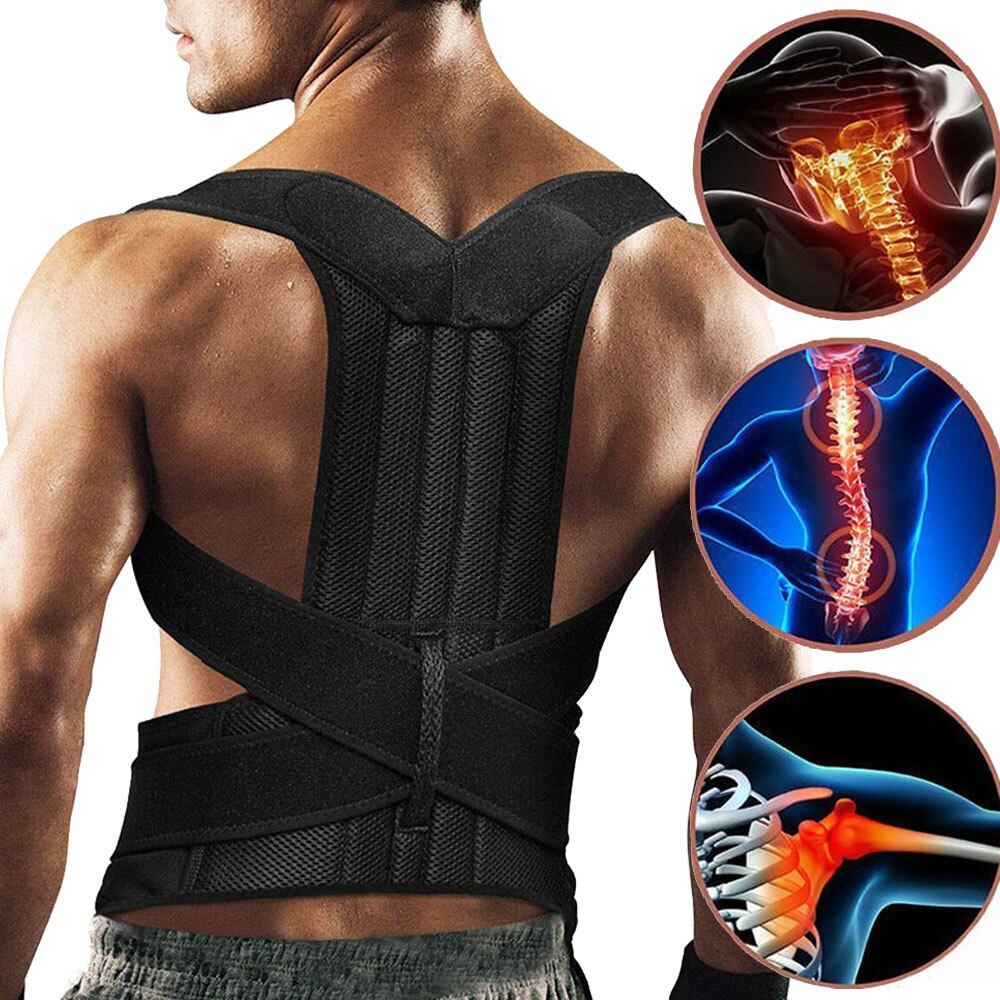 Adjustable Posture Corrector - Back &amp; Shoulder Support