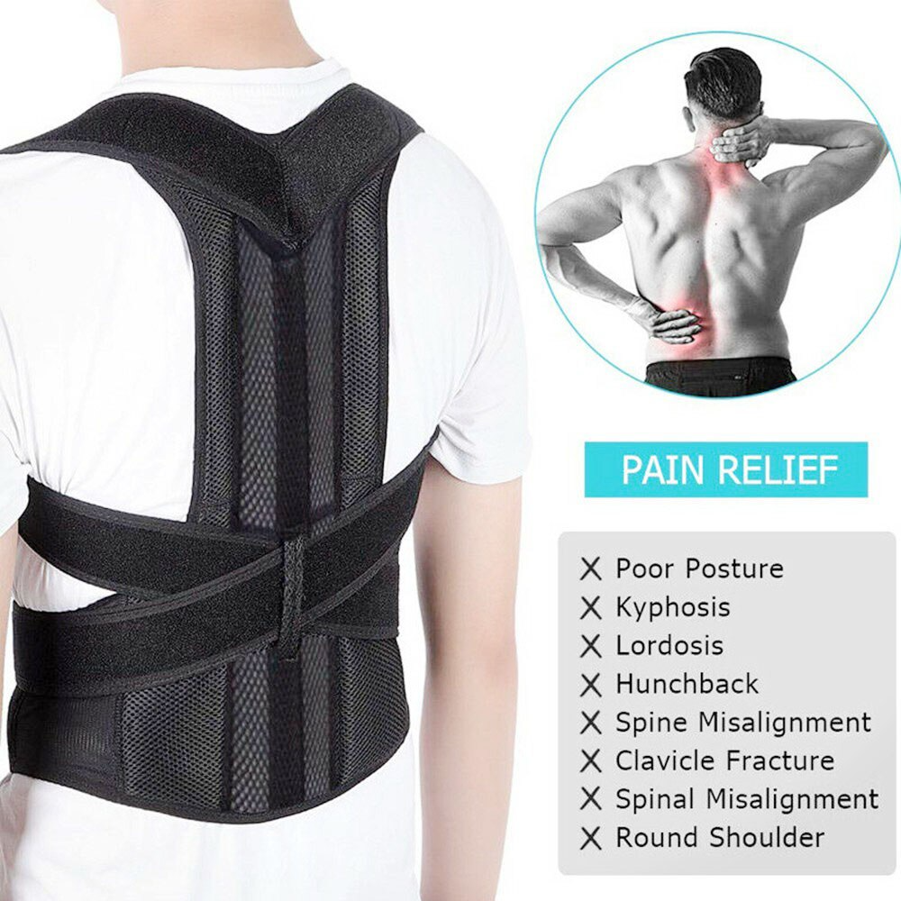 Adjustable Posture Corrector - Back &amp; Shoulder Support