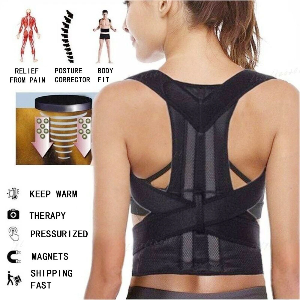 Adjustable Posture Corrector - Back &amp; Shoulder Support
