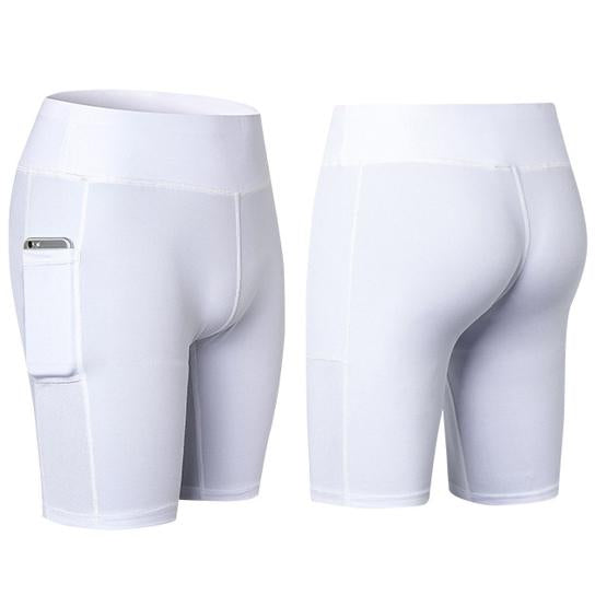 Women's Yoga Shorts with Phone Pocket