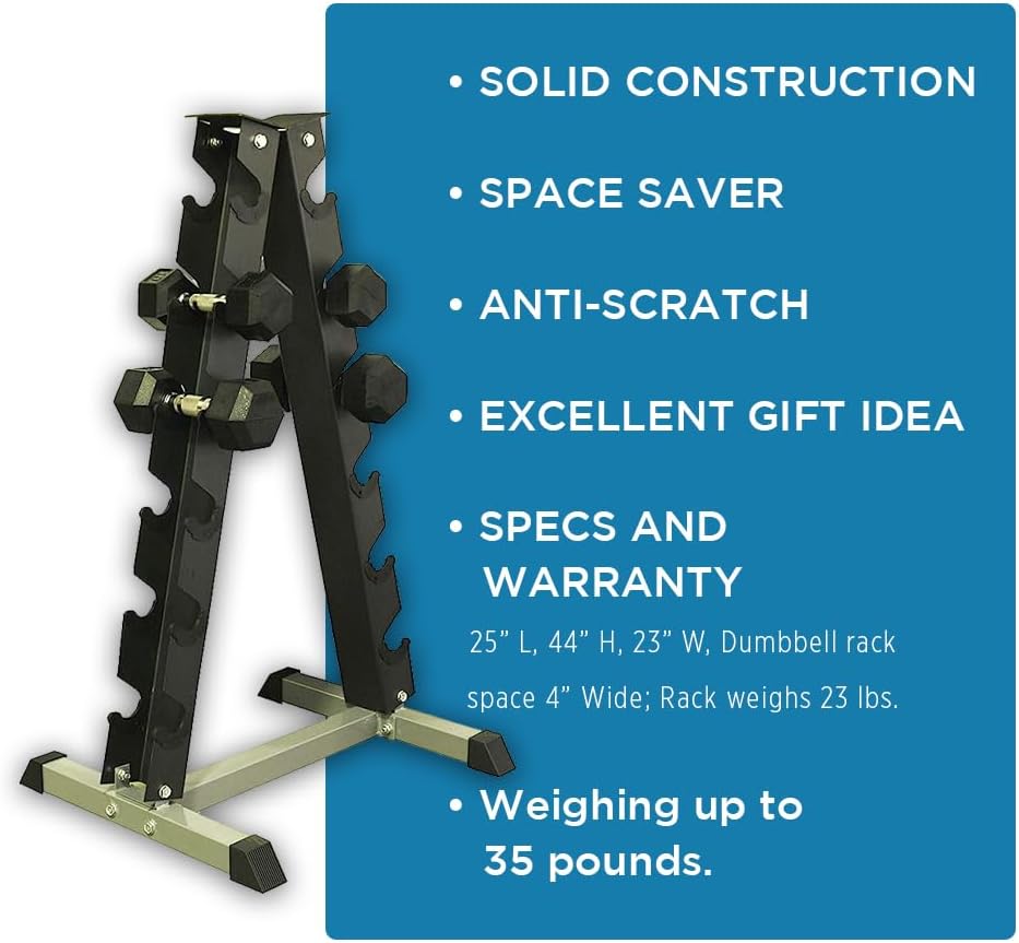 A-Frame Dumbbell Rack Stand