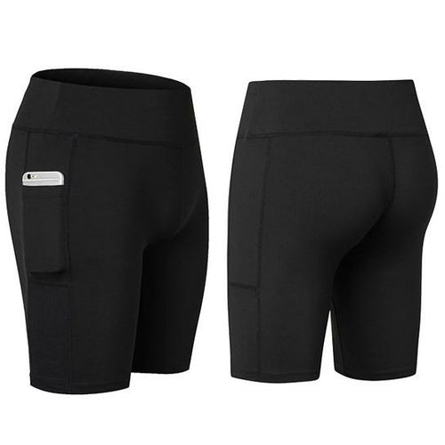 Women's Yoga Shorts with Phone Pocket