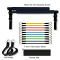 Portable Yoga &amp; Pilates Bar with Resistance Bands