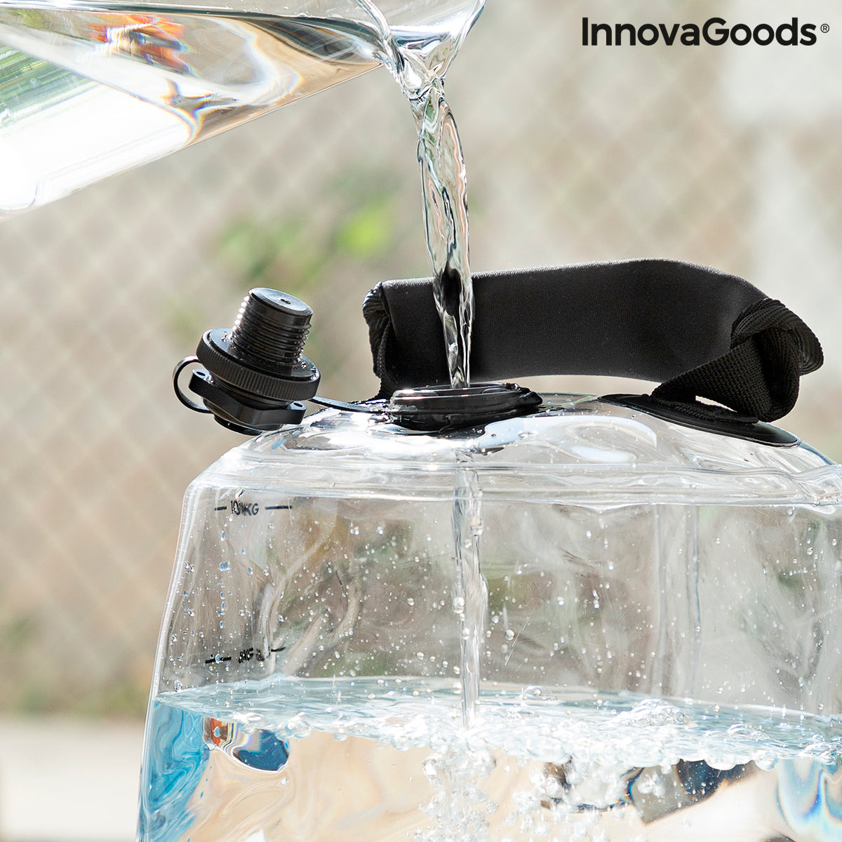 Water-Filled Kettlebell with Exercise Guide