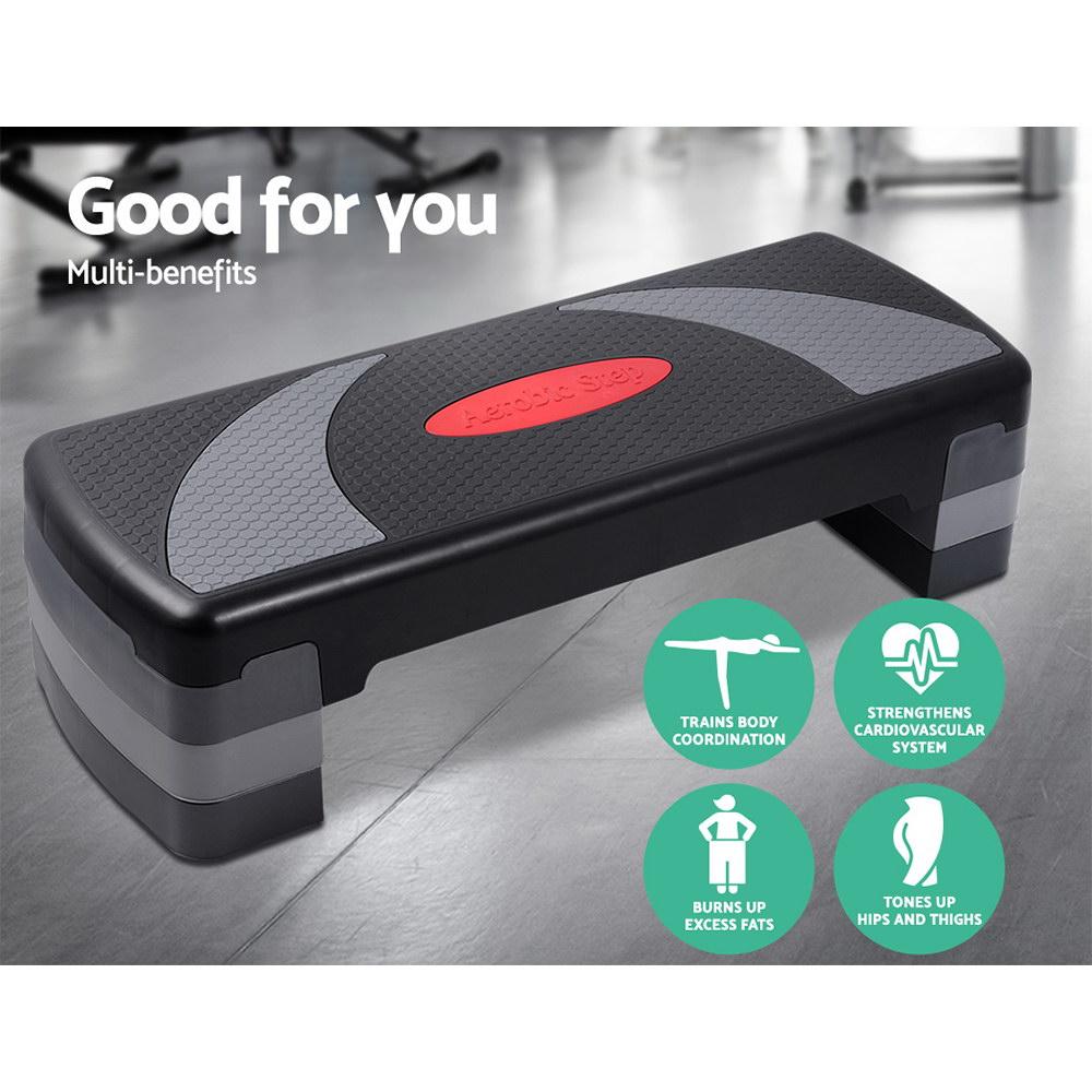 Everfit 3-Level Aerobic Step Stepper - 78cm