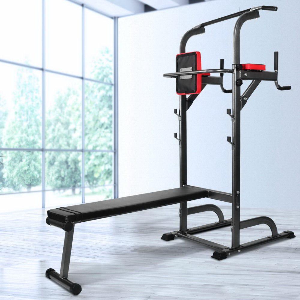 Everfit Weight Bench with Chin-Up Bar - 380kg Capacity