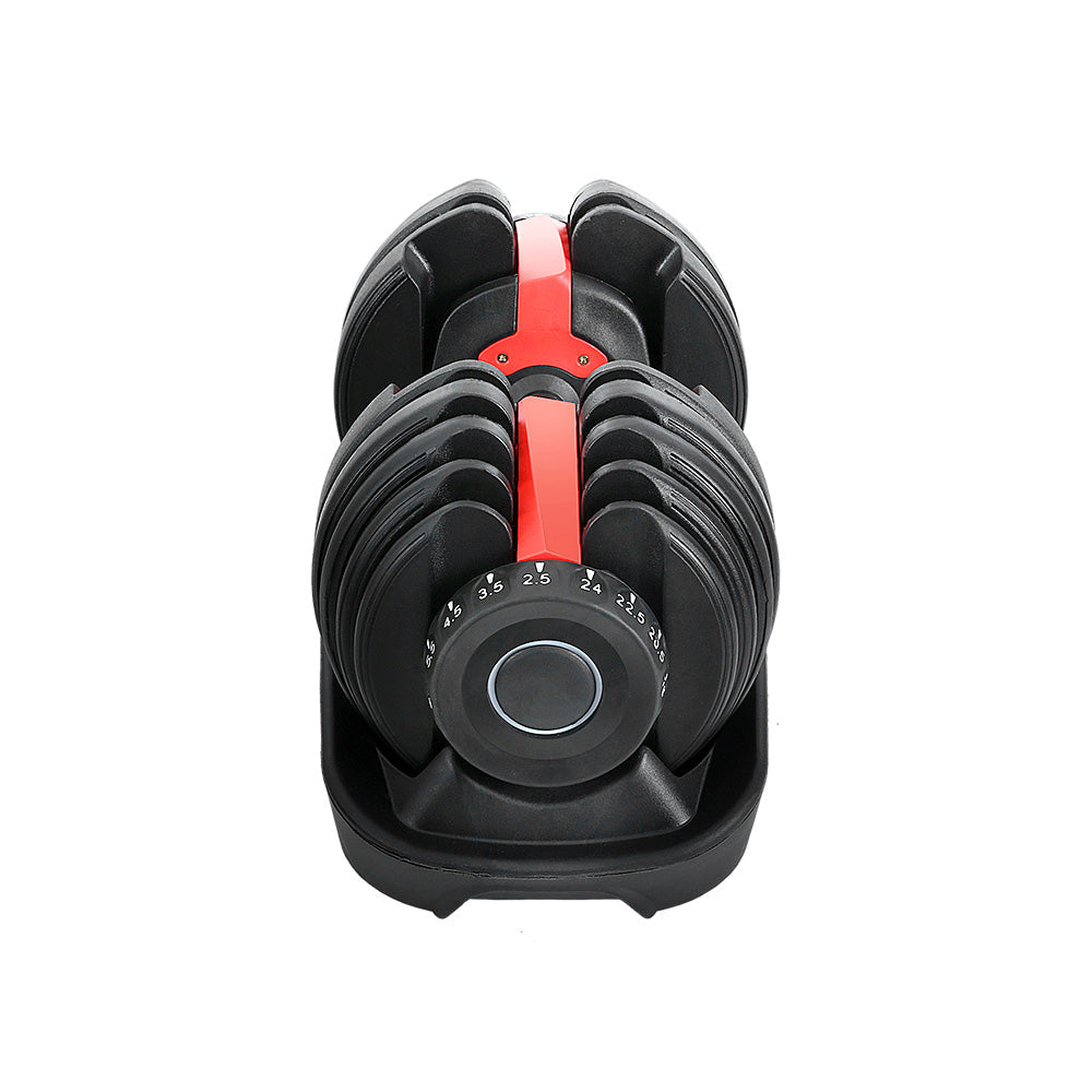 Everfit 24kg Adjustable Dumbbell Set