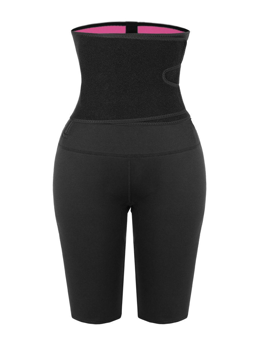 Women's Neoprene Waist Trainer &amp; Sweat Pants Set