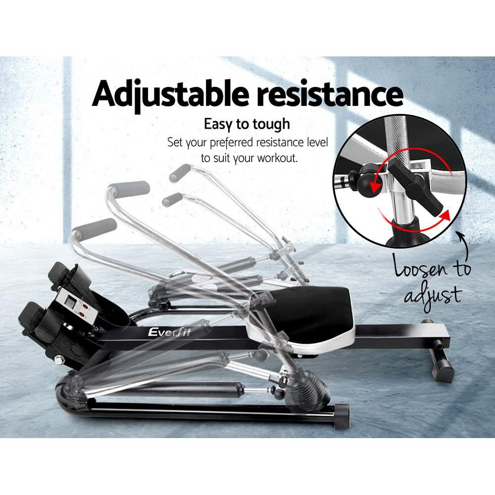 Everfit Hydraulic Resistance Rowing Machine