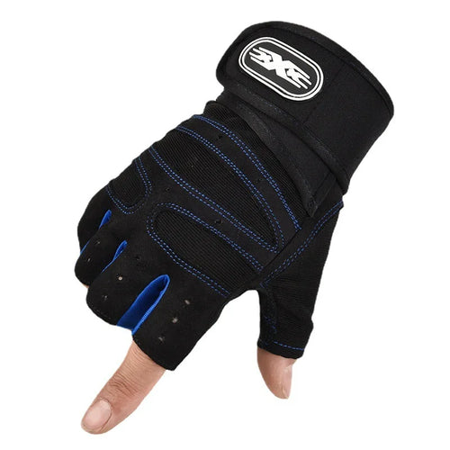 Half Finger Fitness Gloves with Wrist Guard