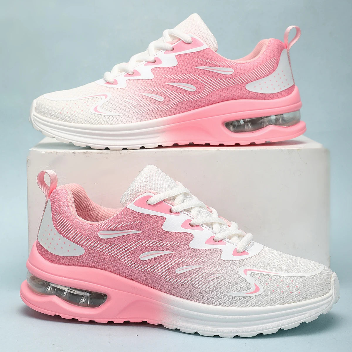 Women's Air Cushion Mesh Walking Sneakers