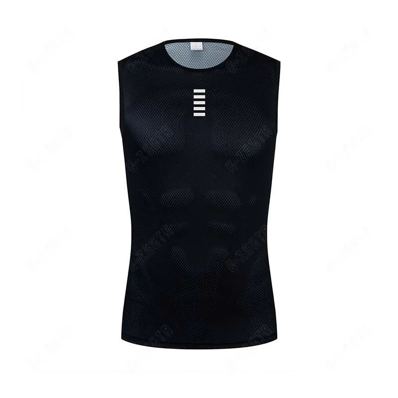 Cycling Base Layer Reflective Underwear White Cycling Jersey Sport