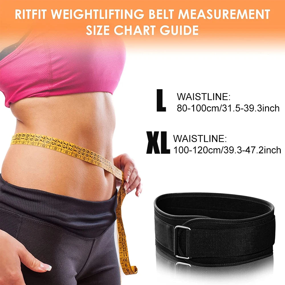 Adjustable Weightlifting Belt - Waist &amp; Back Support