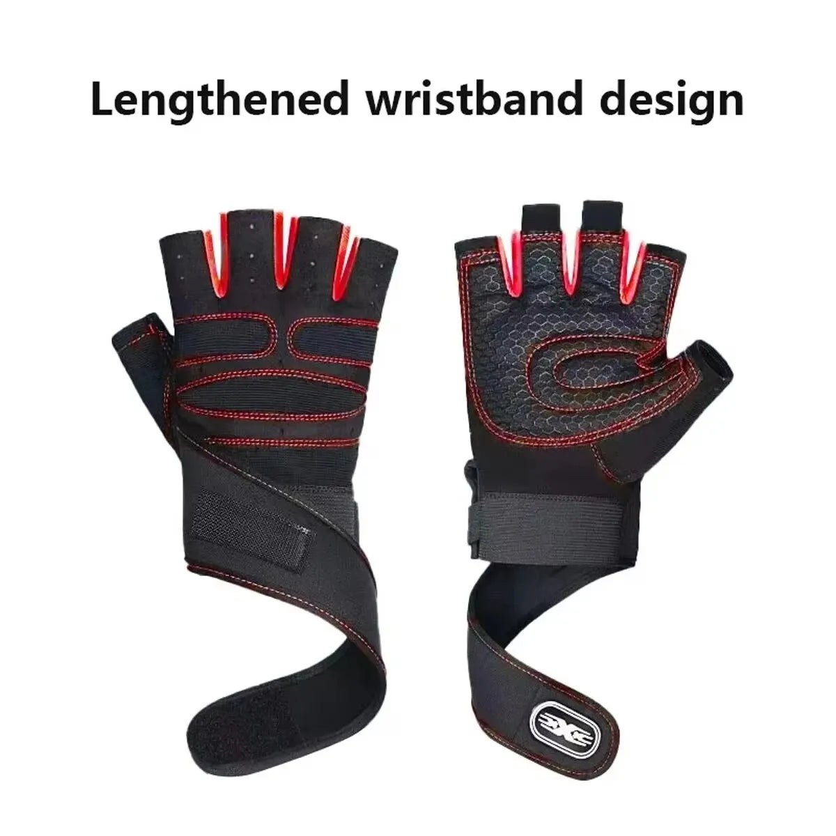 Half Finger Fitness Gloves with Wrist Guard