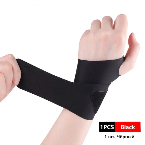 Spandex Sport Wrist Guard with Fastener