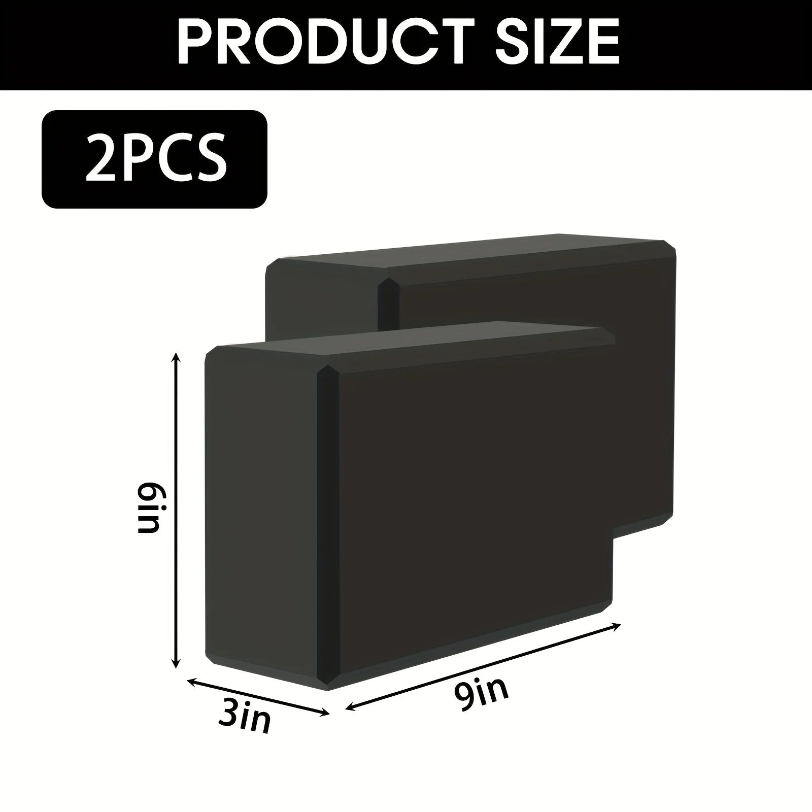 Yoga Blocks - Set of 2, High-Density Foam
