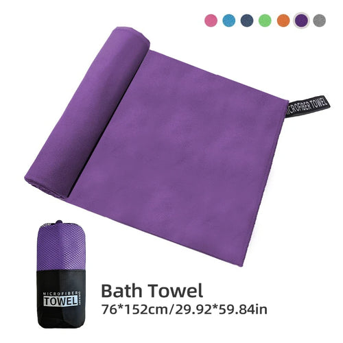 Microfiber Quick-Dry Gym Towel - Odor-Free
