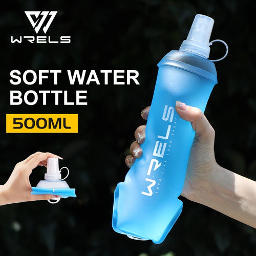 WRELS Soft Folding Sport Water Bottle