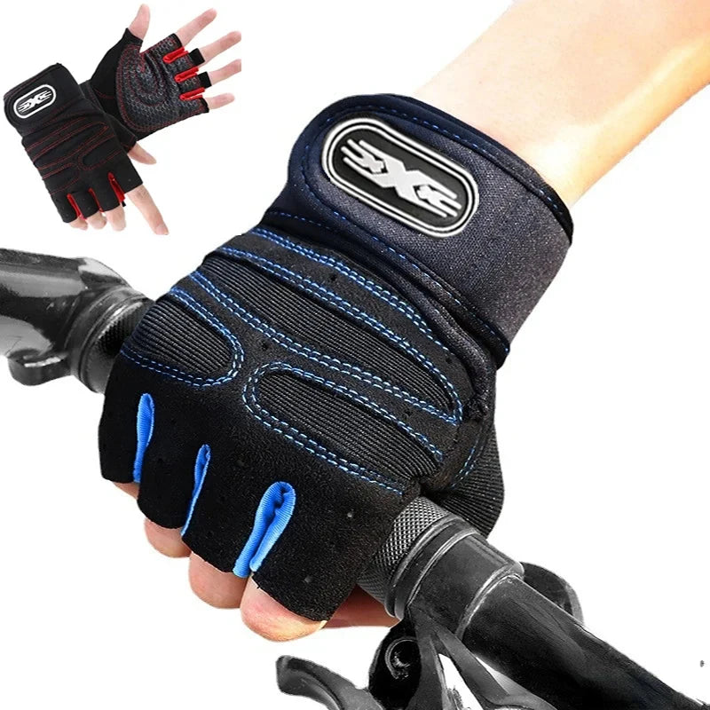 Weightlifting Gym Gloves with Wristbands
