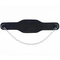 Neoprene Weightlifting Dip Belt with Chain