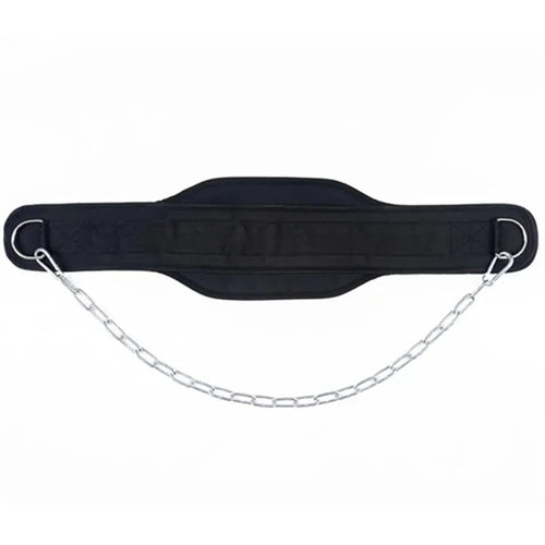 Neoprene Weightlifting Dip Belt with Chain