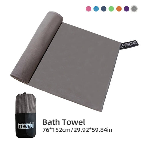 Microfiber Quick-Dry Gym Towel - Odor-Free