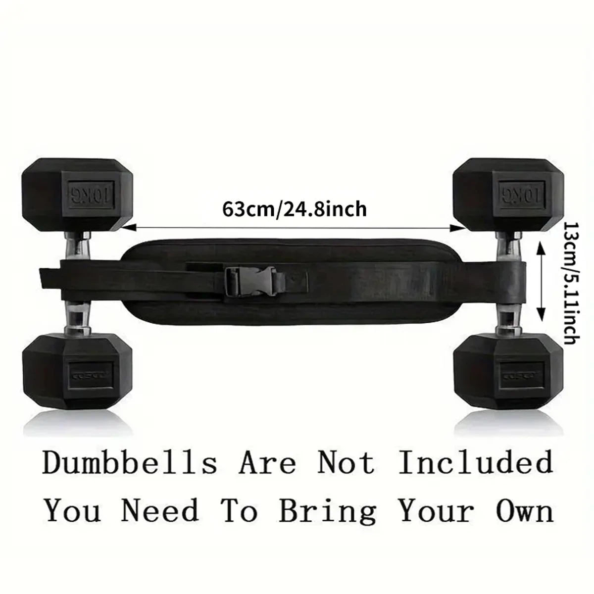 Adjustable Padded Dip Belt for Hip Thrust
