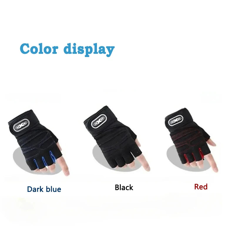 Weightlifting Gym Gloves with Wristbands
