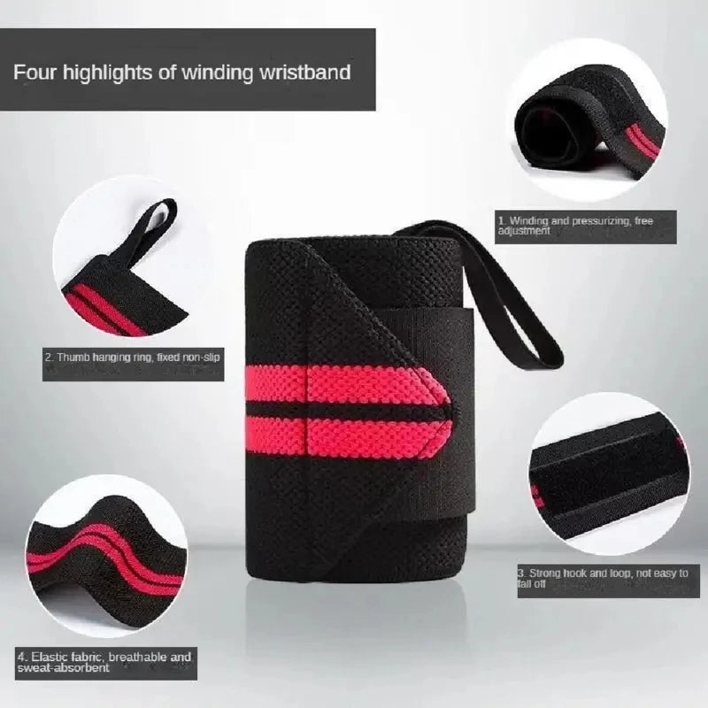Elastic Wrist Wraps - Pack of 2