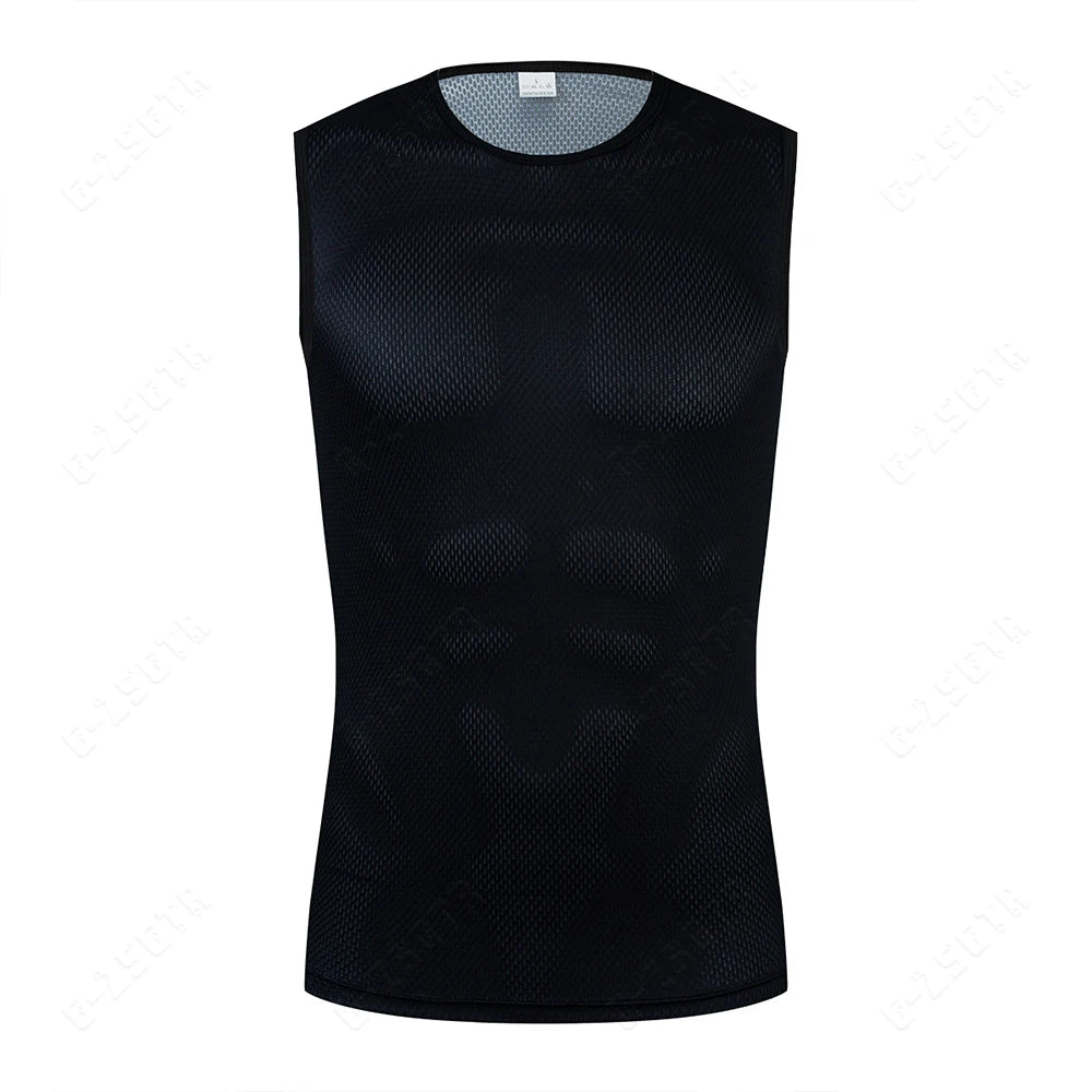 Cycling Base Layer Reflective Underwear White Cycling Jersey Sport