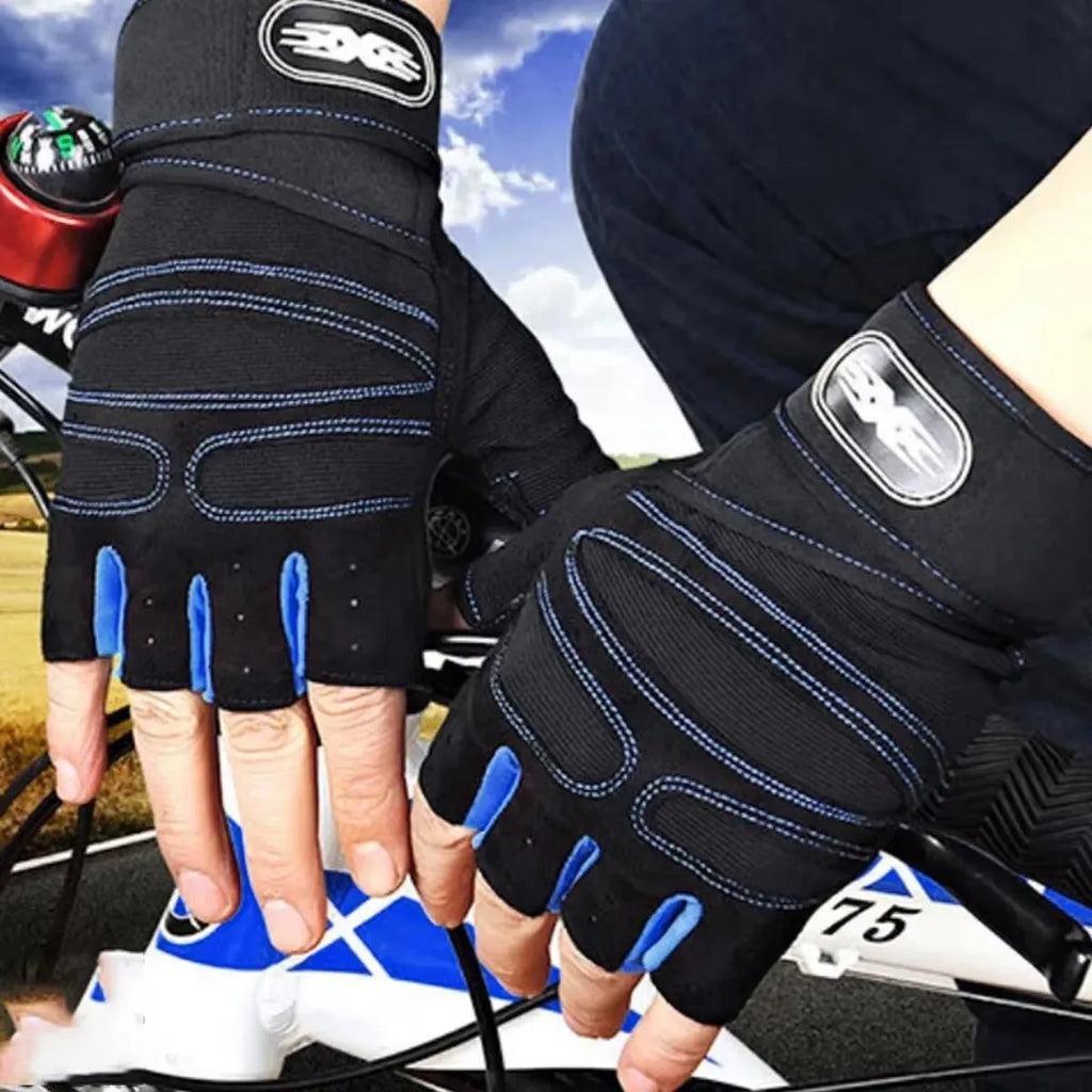 Half Finger Fitness Gloves with Wrist Guard