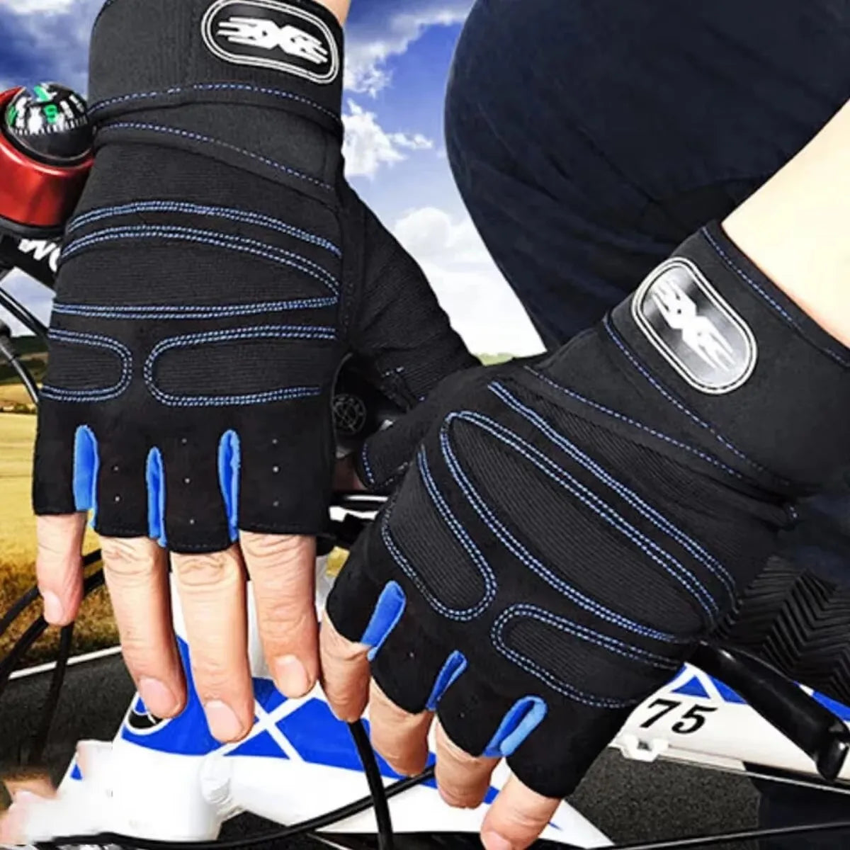 Half Finger Fitness Gloves with Wrist Guard