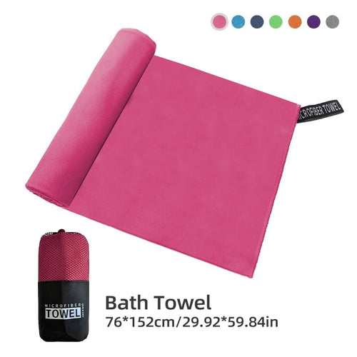 Microfiber Quick-Dry Gym Towel - Odor-Free