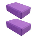 Yoga Blocks - Set of 2, High-Density Foam