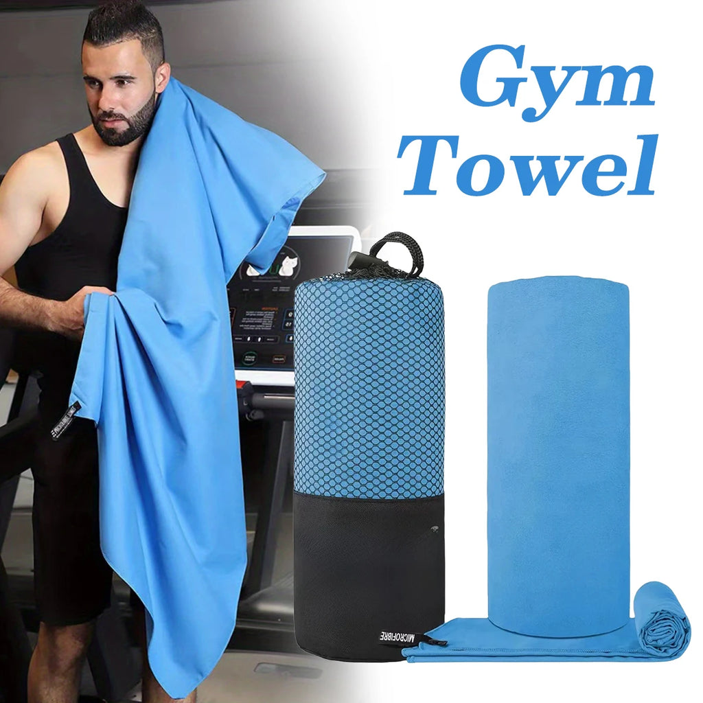 Microfiber Quick-Dry Gym Towel - Odor-Free