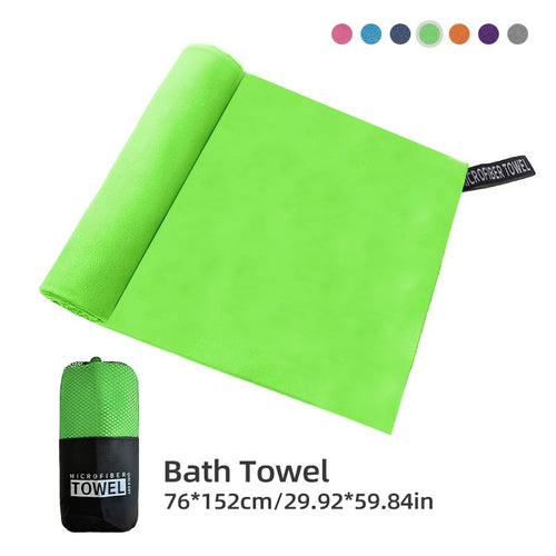Microfiber Quick-Dry Gym Towel - Odor-Free
