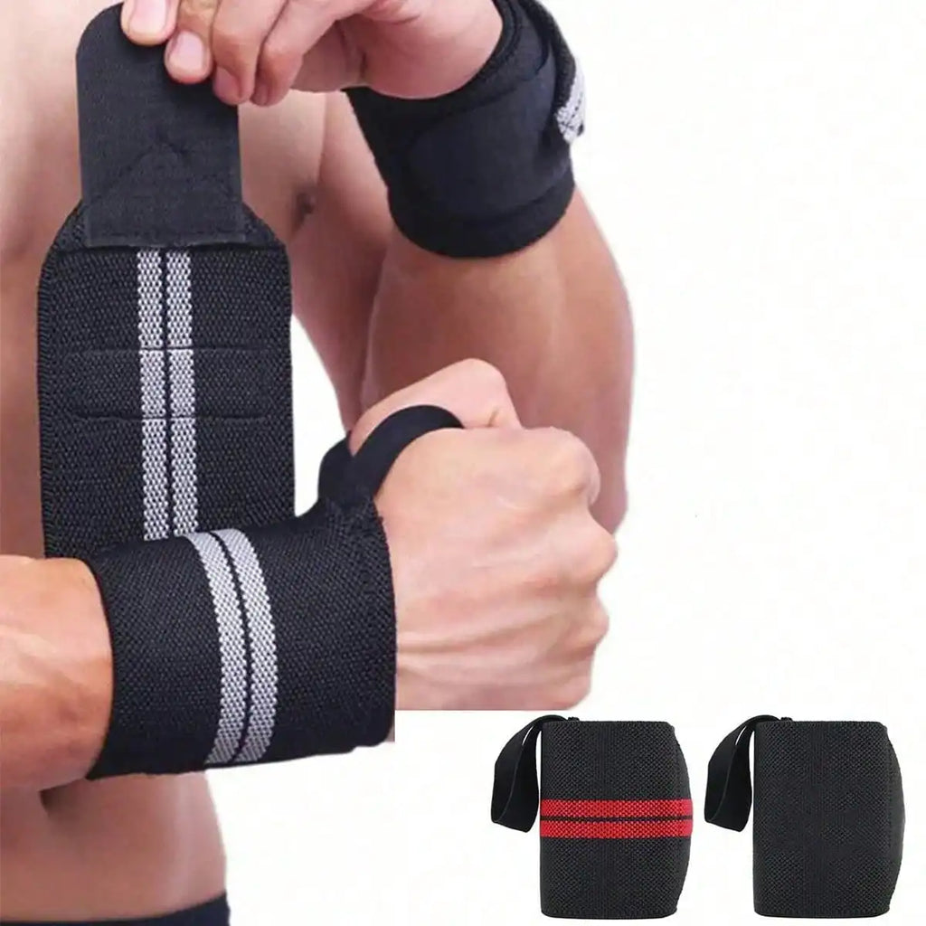 Elastic Wrist Wraps - Pack of 2