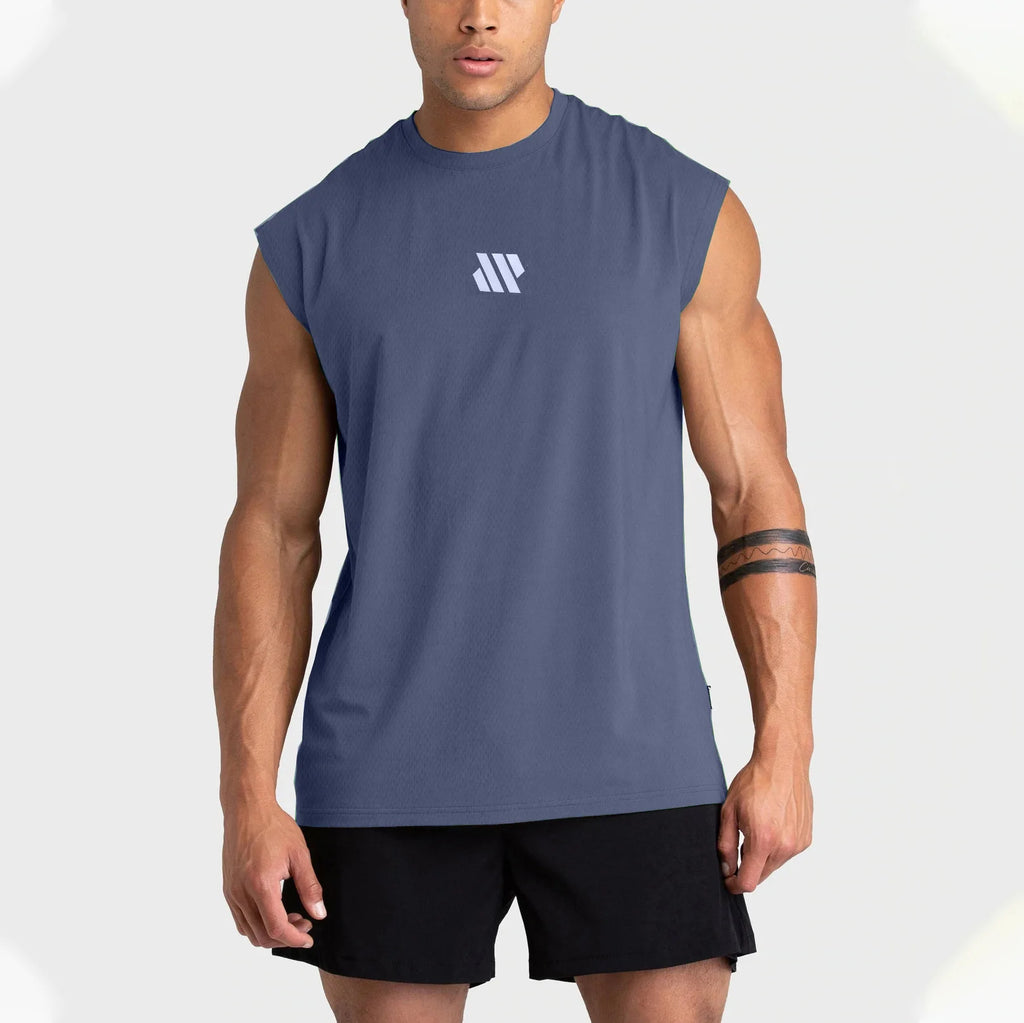 Men's Quick-Dry Sleeveless Sports Shirt