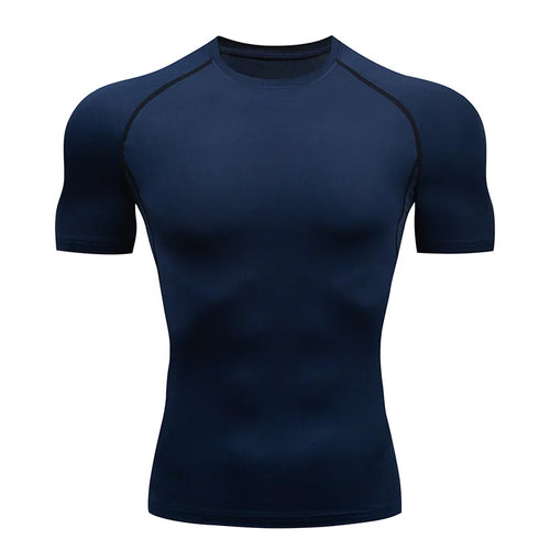 Men's Long-Sleeve Compression Turtleneck Rash Guard