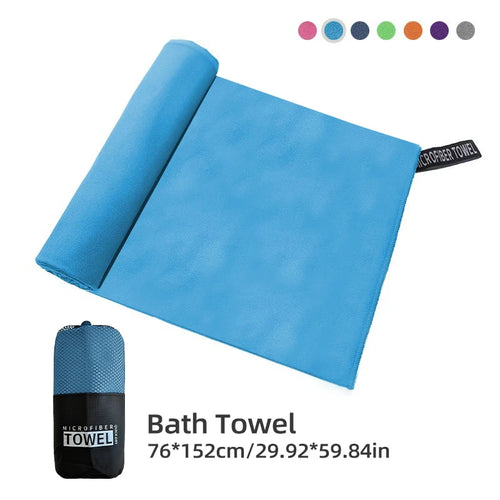 Microfiber Quick-Dry Gym Towel - Odor-Free