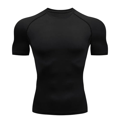 Men's Long-Sleeve Compression Turtleneck Rash Guard