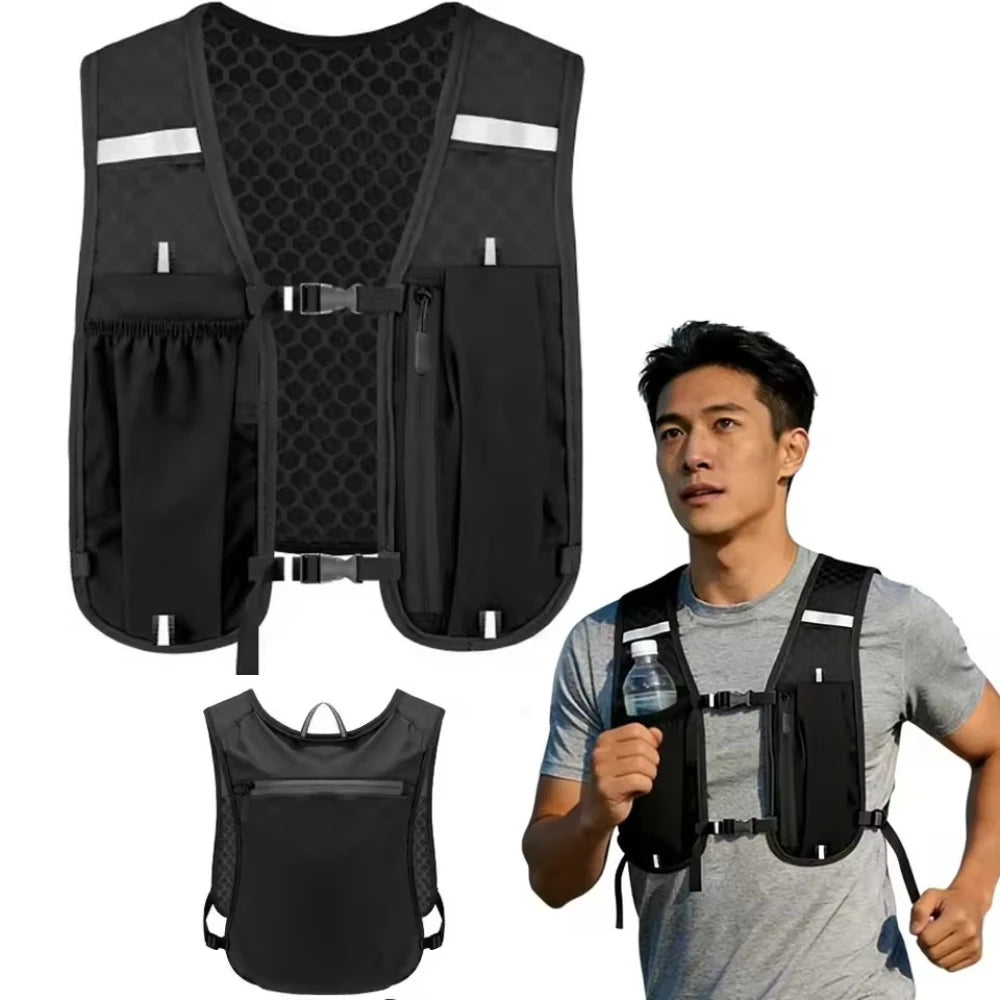 Water-Resistant Running Hydration Vest