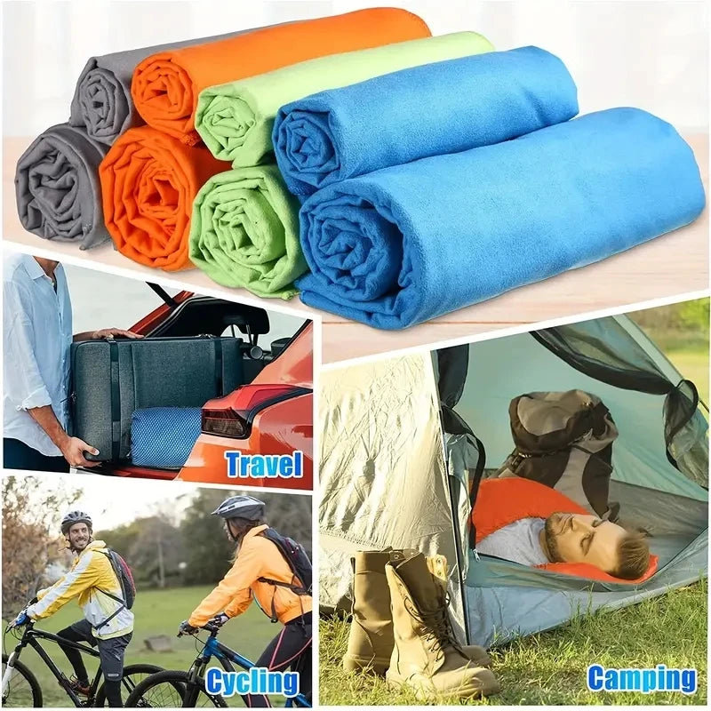 Microfiber Quick-Dry Gym Towel - Odor-Free