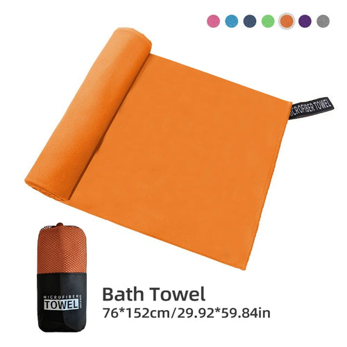 Microfiber Quick-Dry Gym Towel - Odor-Free