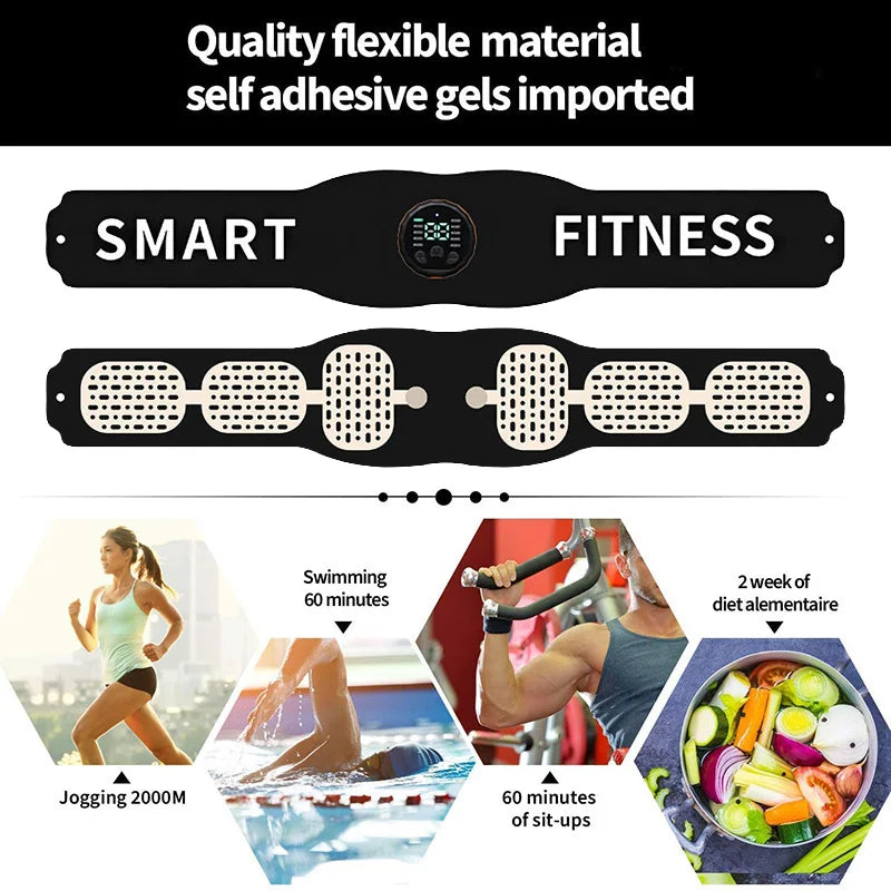 Smart Abdominal Toning Belt - Rechargeable