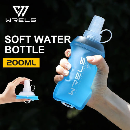 WRELS Soft Folding Sport Water Bottle
