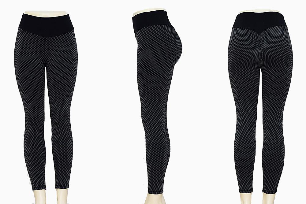 Women's High-Waist Mesh Yoga Pants